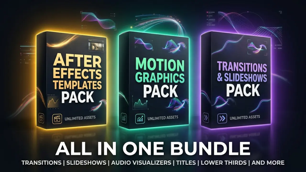 Best After Effects templates for transitions and slideshows in 2026